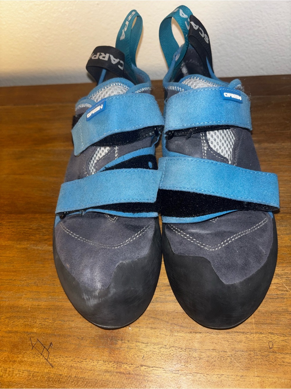 Scarpa Origin Climbing Shoes Unisex Size Women’s 8 2/3 Men’s 7 2/3 Blue